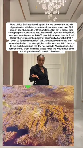 #HildaBaci #JollofRice #NaijaToTheWorld #WomenSupportWomen #TrendingNaija