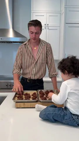 Lucky’s obsession that he had to show you  #EasyRecipe #homecooking #fypシ #dessert #momtok 