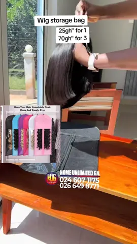 Wig storage bag available in Ghana 