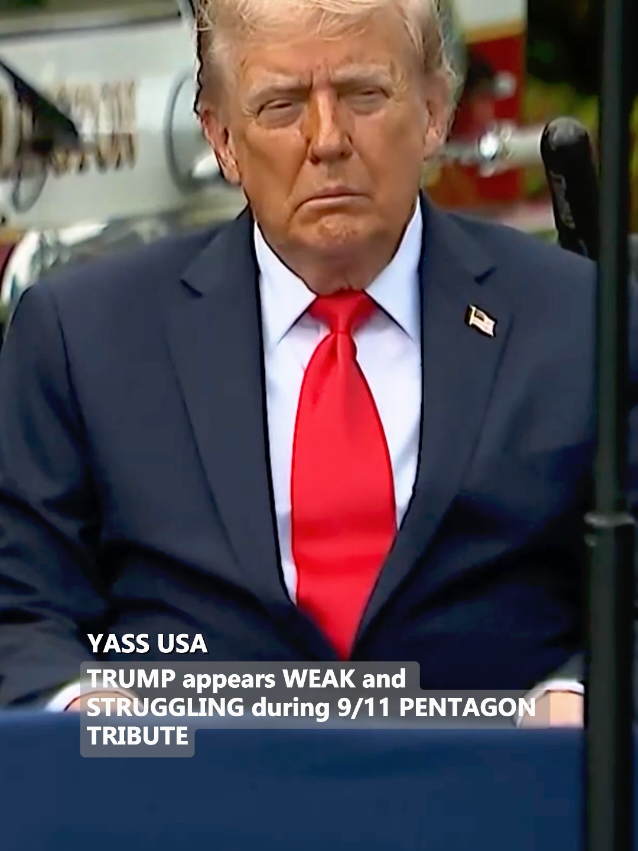 Fresh concerns about President Trump’s health emerged during the Pentagon’s 9/11 memorial service with First Lady Melania. Observers noted his mouth appeared to droop to the right side, fueling questions about the 79-year-old’s condition. Despite this, Trump delivered a strong speech vowing to “crush without mercy” those who attack America. #news #trump #health #president #usa 