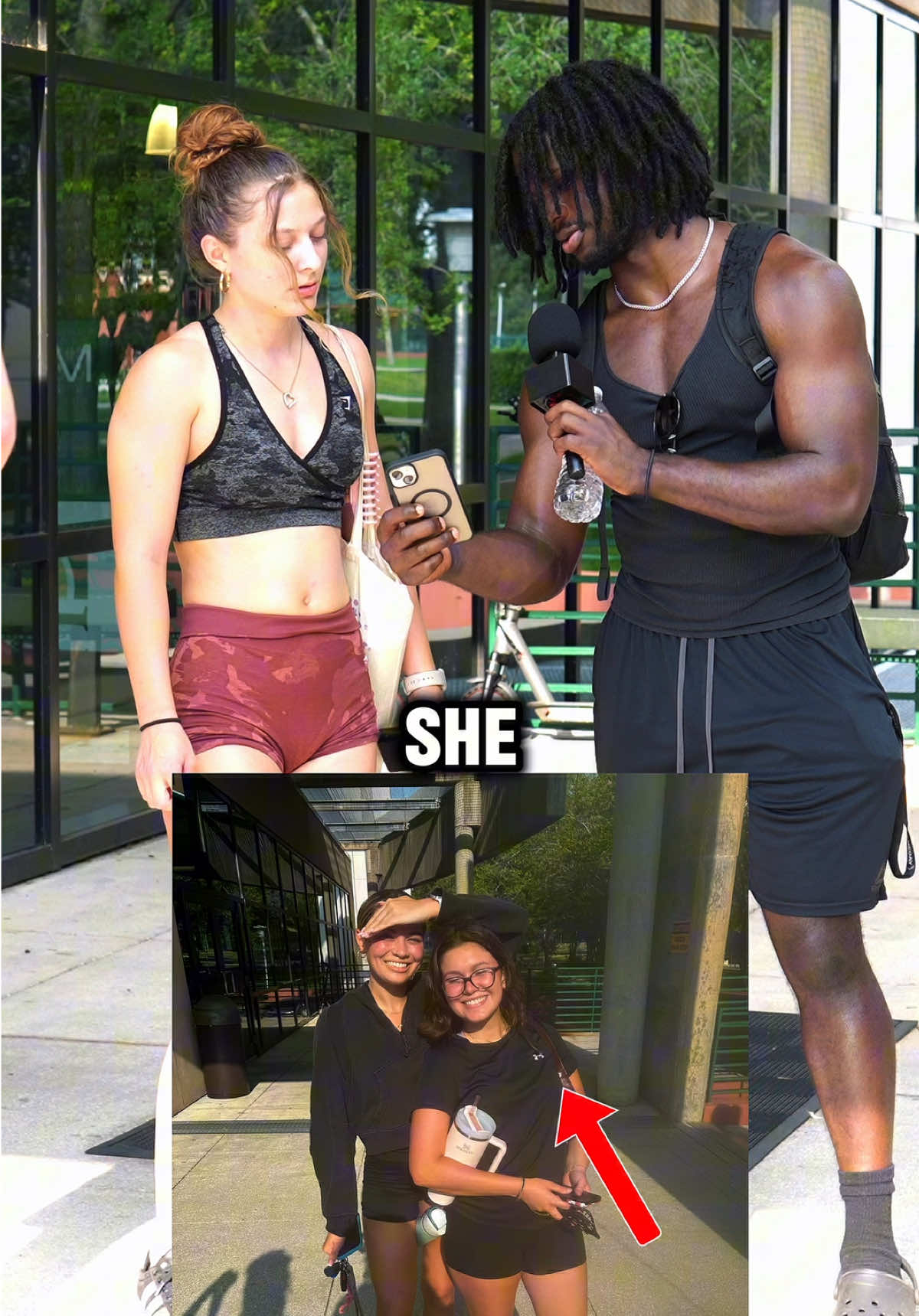 How much do they bench press #gym #benchpress #publicinterview 