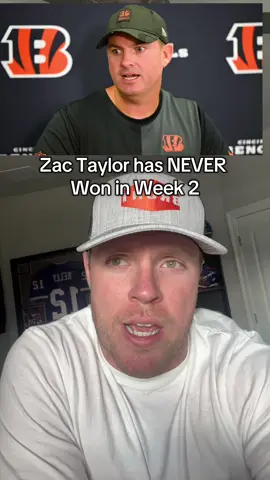 Bengals HC Zac Taylor has NEVER won a Week 2 matchup. Can he beat the Jaguars? #bengals #jaguars #zactaylor #nflweek2 