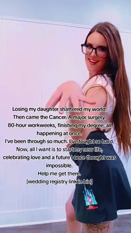 strength was not something I wanted to embrace, it was a necessity to survive what life has thrown my way. I have seen so much darkness in my life, and this bright light that is my wedding is something I never thought would happen. please consider shopping our wedding registry at the link in my bio and helping make our dreams come true #geekchicwedding #2026bride #disneybride 