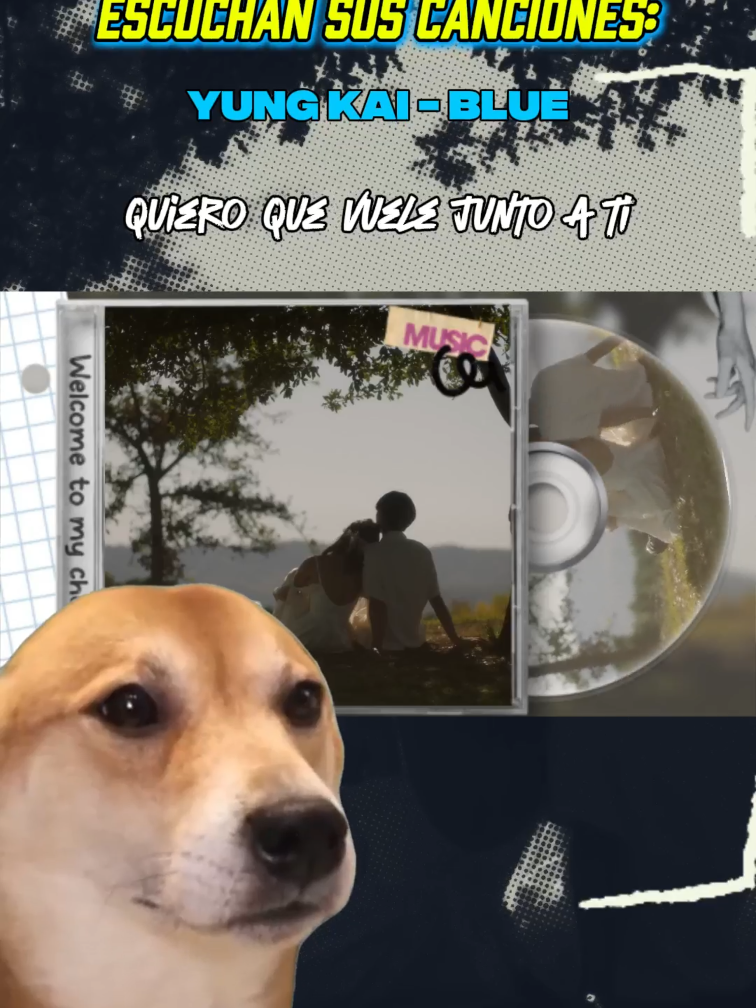 Asi Suena yung kai - blue En Español 😭🥰❤ By D4ve #fyp #enespañol #cover #pop #yungkai #kpop