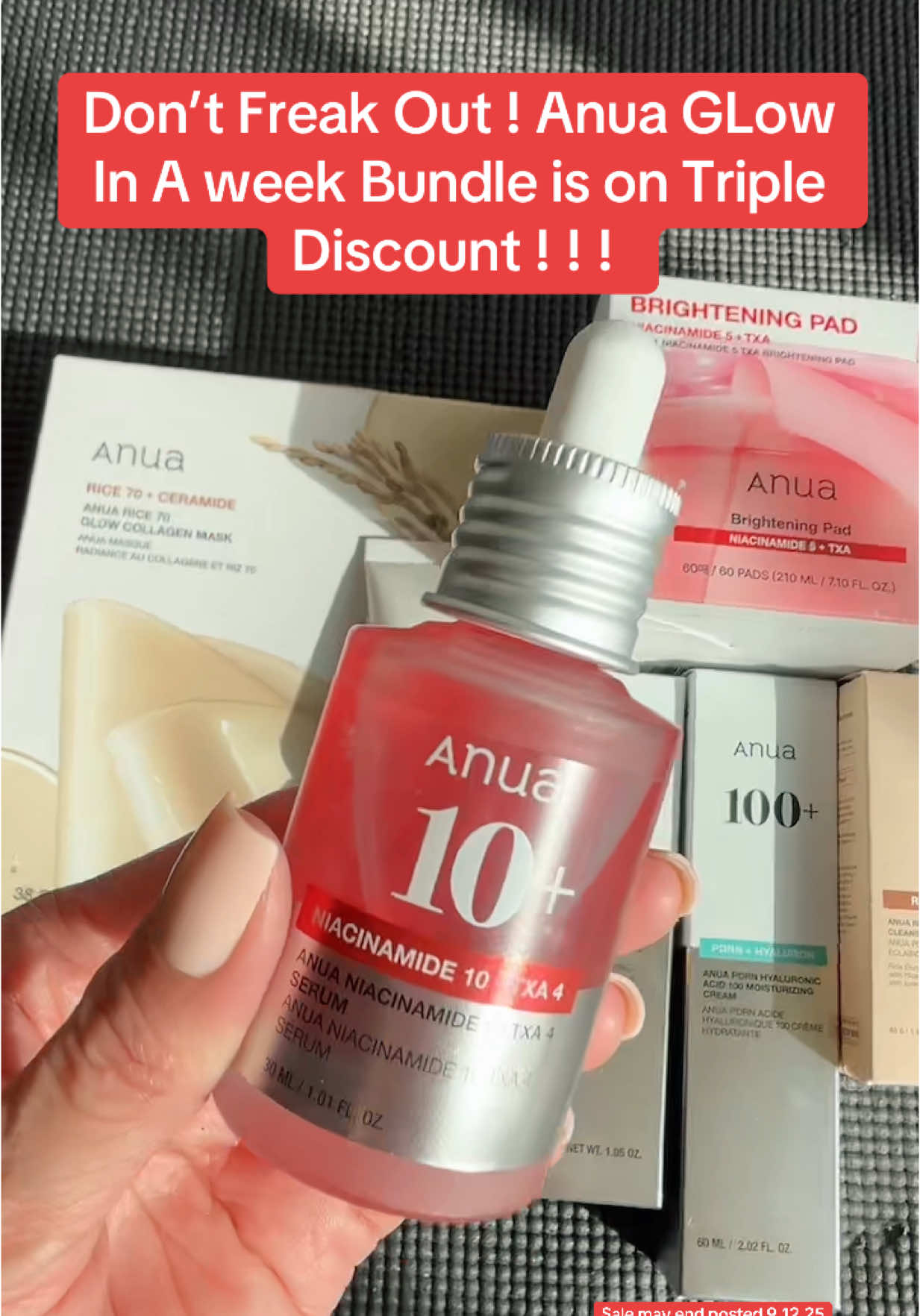 Anua Korean skin care Glow up in a week bundle is on sale ! 😍@anua_global @Anua Store US  #AnuaSuperBrandDay #skincare  #koreanskincare #anuaskincare #skincareroutine  Posted 09/12/2025 . Results may vary. Prices and promos accurate at time of posting and may change.