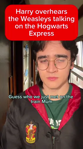 Harry overhears the Weasley on the Hogwarts express #harrypotter #fyp #funny 