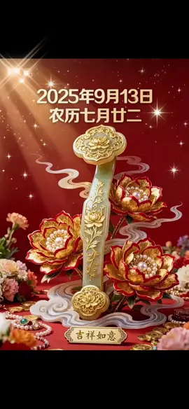 #早上好，今天是9月13日，#农历七月廿二。双喜临门吉祥日，愿您和您的家人，朝夕平安顺遂，四季喜乐常伴。 #早安祝福 #早安语录 #快乐星期六🥰 
