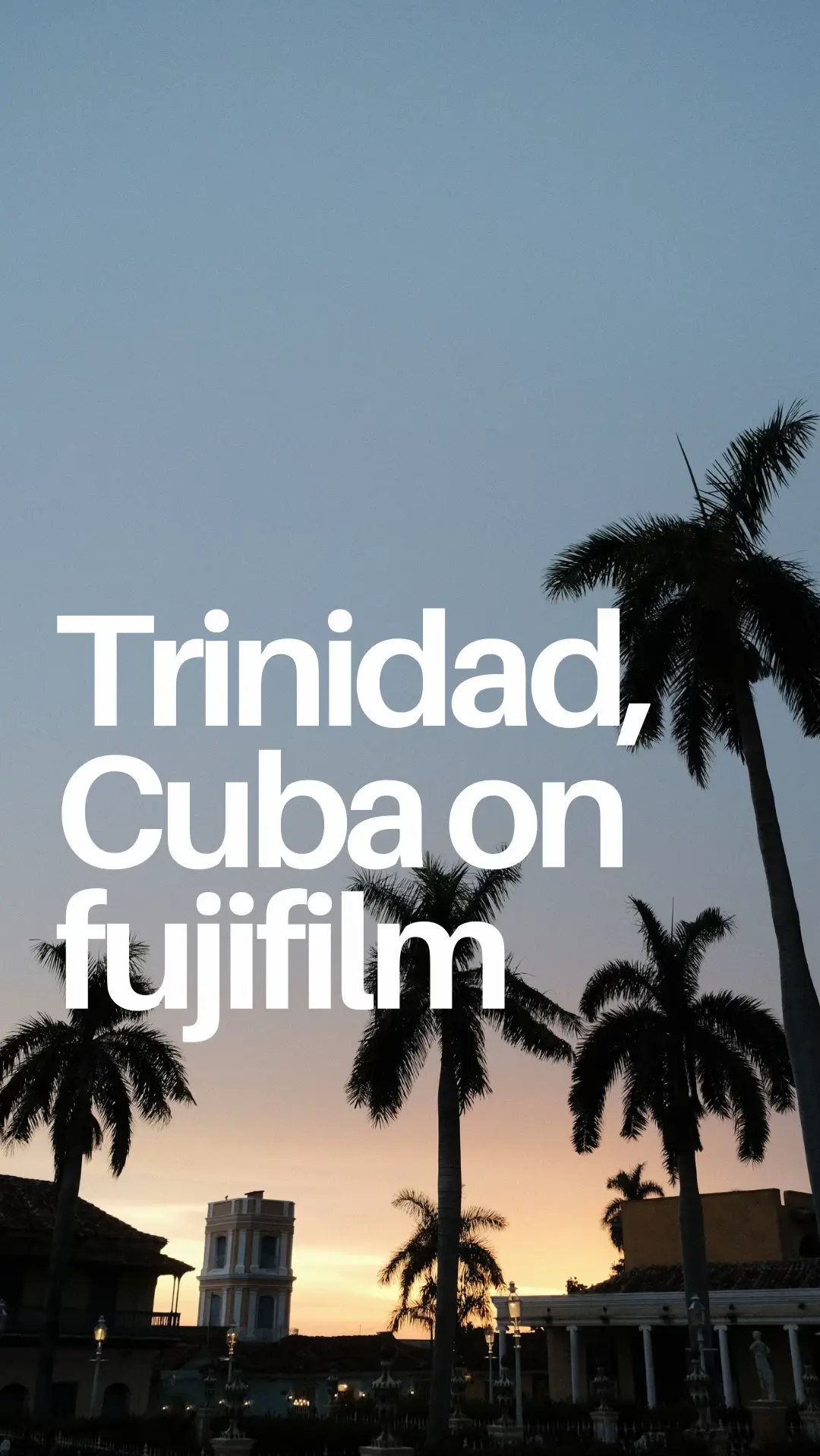If you’ve ever dreamed of stepping into a painting, Trinidad, Cuba is that place. 🌿 This UNESCO World Heritage town is a mix of cobblestone streets, colorful colonial facades, and bougainvillea spilling over balconies. From the Plaza Mayor with its statues and palm trees, to tucked-away courtyards where Cuban hairless dogs (Xoloitzcuintli) lounge in the shade, every corner feels cinematic. You’ll find cafés under tiled roofs, treehouse restaurants hidden in the jungle, and locals who make you feel instantly at home. Evenings here are a show of their own — music drifting from casas, sunsets behind the palm trees, and plazas filling with laughter, mojitos, and history. 📸 All photos were shot on Fujifilm, capturing the warm tones and timeless charm of this Cuban gem. Would you add Trinidad to your Cuba itinerary? 🇨🇺🌸 #TrinidadCuba #CubaTravel #VisitCuba #FujifilmPhotography #TravelCuba