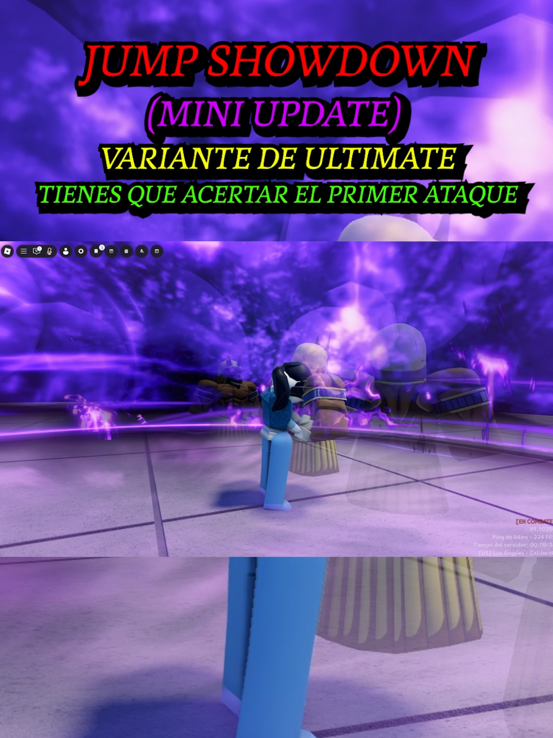 JUMP SHOWDOWN MINI UPDATE  #jumpshowdown #robloxfyp #noticias #battleground 