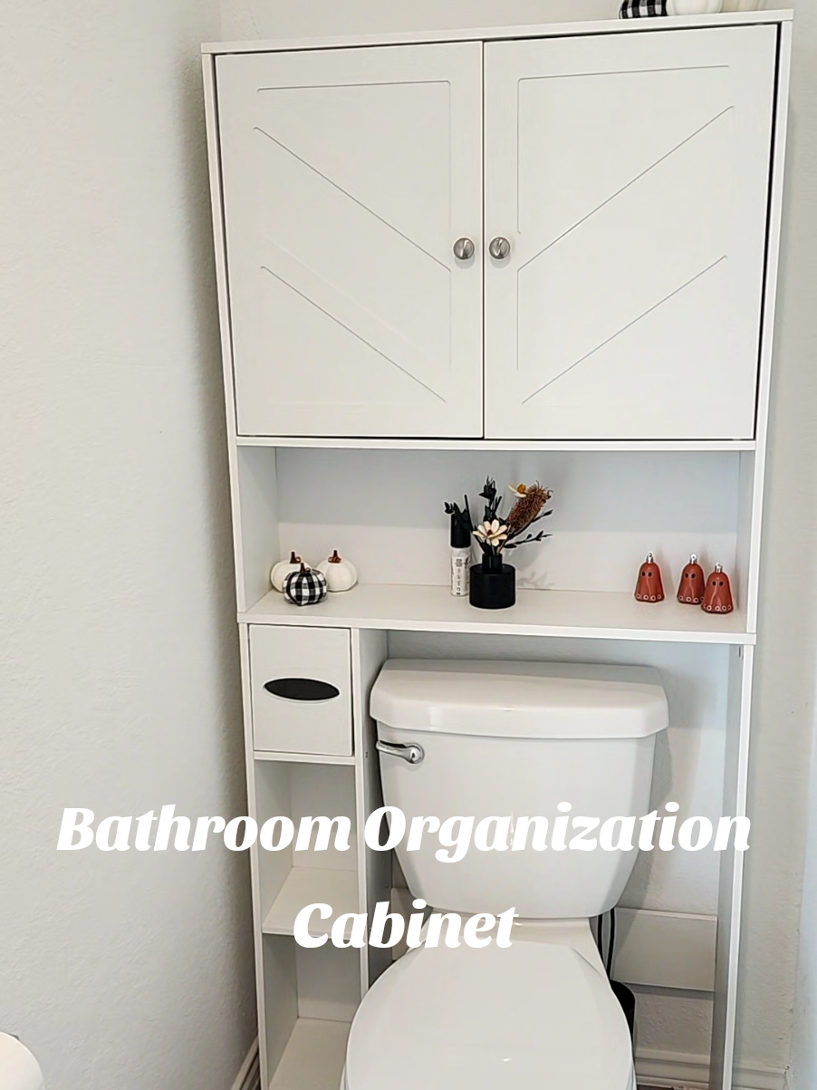 Replying to @almadeliavallarta Bathroom Organization Cabinet🤍🧻✨️🚽 #bathroomcabinet #bathroommusthave #bathroomstorage #extrastorage 