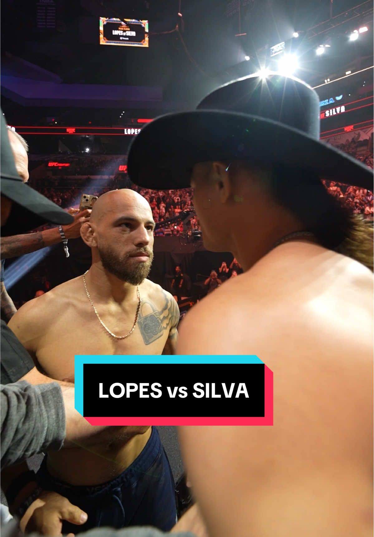 LOPES vs SILVA! #NocheUFC is LIVE TOMORROW at 6pmET on the ESPN app!