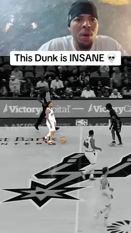 Bro dunked on Wemby… 👀💀 #basketball #trending #fyp #goviral #NBA 