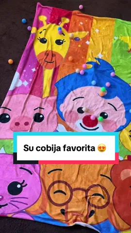La cobijita que tiene obsesionado a Xavi por sus colores tan intensos 😍 😍😍 #plimplim #cobija #caricatura #bebes #plimplimparty 