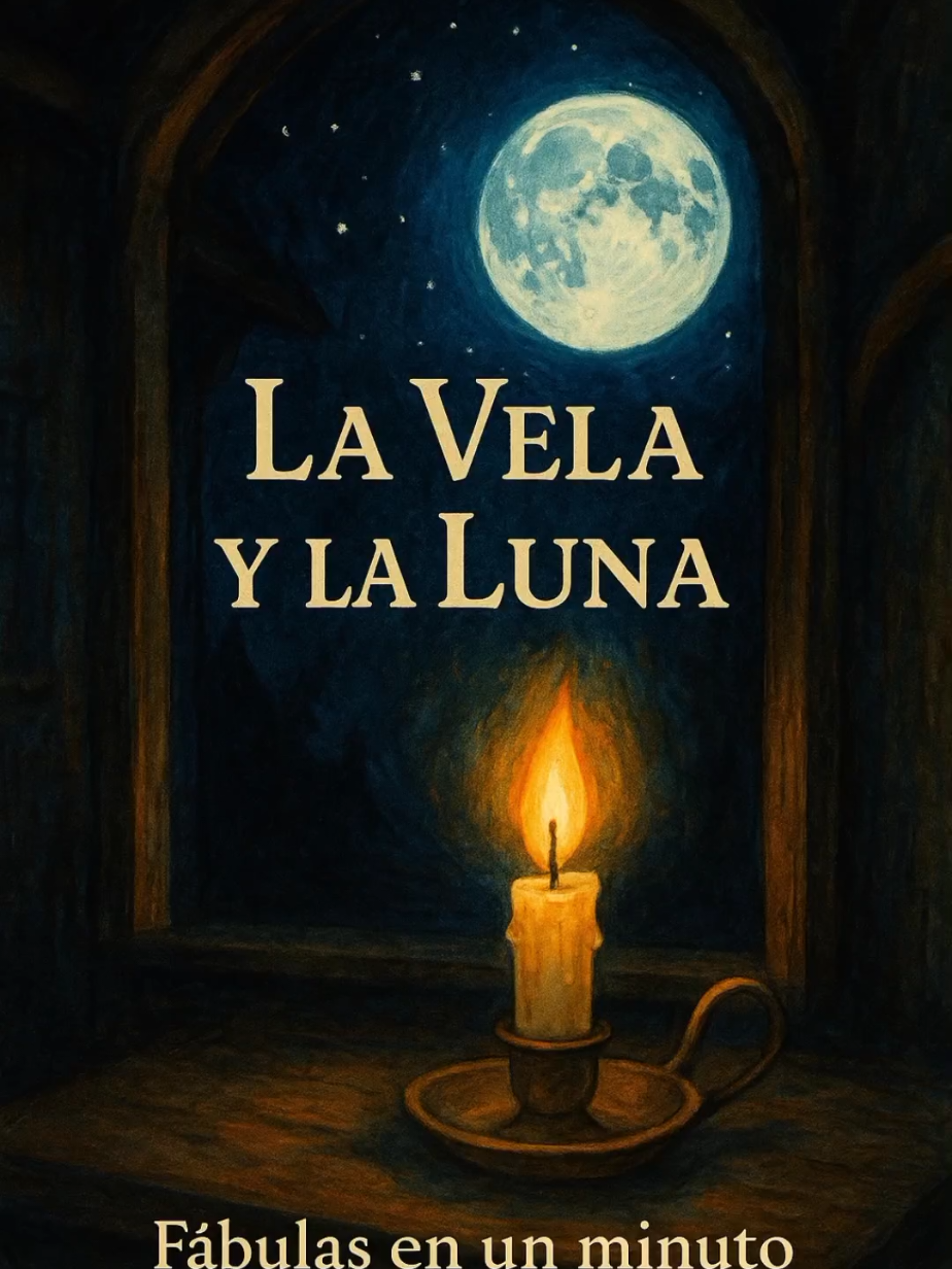 Una vela puede parecer pequeña frente a la luna, pero sin ella, muchos hogares estarían en oscuridad. 🌙✨ Nunca subestimes lo que haces, tu luz puede ser la esperanza de alguien. #FábulasEnUnMinuto #ReflexiónDiaria #HistoriasCortas #Motivación #Aprendizajes  