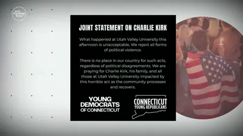 The assassination of Charlie Kirk has united two young men from opposite sides of the political aisle. CBS News spoke with the chairs of Connecticut’s Young Republicans and Young Democrats about their joint push to combat political violence. #democrats #republicans #connecticut #charliekirk #politicstiktok
