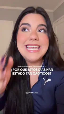 Vamos 12 días de septiembre y ya hemos tenido como 30 eventos históricos y solo hay una respuesta: la época de eclipses de este mes. 🌒🌪️🌌 sígueme en insta para más contenido: @javelamariana . #javelamariana #astrologia #astrology #tarot #lecturasemanal 