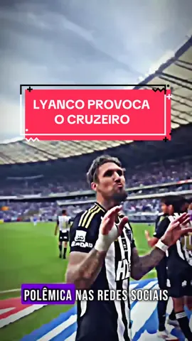 Lyanco e a polêmica do post.  Após o atlético mg ser eliminado pelo Cruzeiro na copa do Brasil, o zagueiro Lyanco do galo, resolveu responder os gritos homofóbicos que a torcida do cabuloso direcionou a ele durante o clássico.  O zagueiro então, fez um post, Onde vem reverendo críticas por ser considerado homofóbico, algumas pessoas dizem que não passa de uma zoação normal.  Mas e aí, você acha que foi só zoação ou passou do ponto ? #atleticomineiro #cruzeirocabuloso #lyanco #tiktokesportes #noticiasdofutebol  
