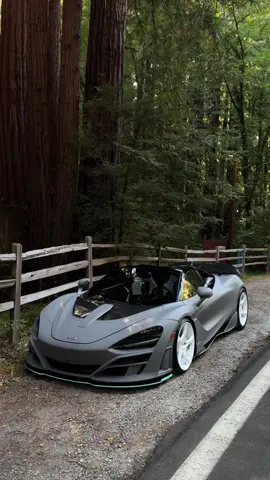 720 in the forest😩#fyp #mclaren #720s #supercar 