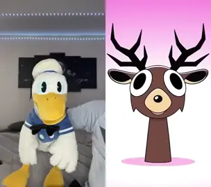 Donald Ducc Is Scared Of Deer Sprunki 
