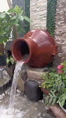 Fuente de agua natural, cascadas de acero inoxidable 