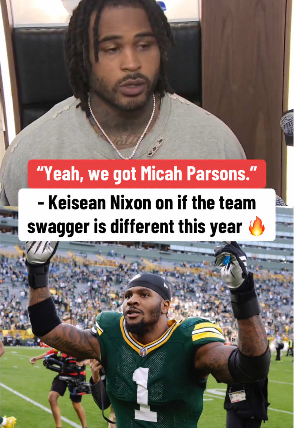 Packers moving different with Micah 😤 (via lilyszhao/IG) #nfl #football #packers #micahparsons 