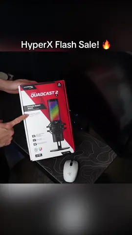 This mic is so good! 🎙️And it’s on sale only on the #tiktokshop #hyperxquadcast2s #techtok #tiktokmademebuyit #fyp 