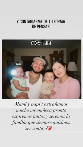 Te amo mi nina no ay dia que pase que no dejo d pensar en ti Tu hermanito sela pasa jugando solo como quisiera verlos jugar juntos como los demas hermanos mami y papi te amamos y t extrañamos como nunca ❤️‍🩹🥺#geminigoogle #googlegemini #fyp #inteligenciaartificial #flyhighangel🕊💔 