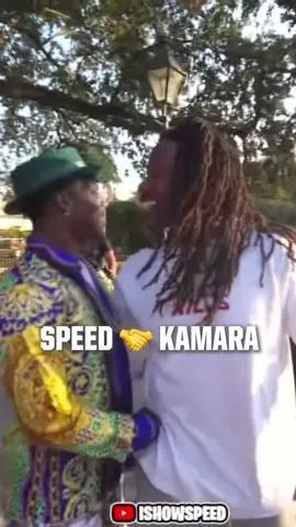 Legendary link up in New Orleans 🔥 #Speed #Tour #ishowspeedclipz #NOLA #AlvinKamara 📺: @IShowSpeed 