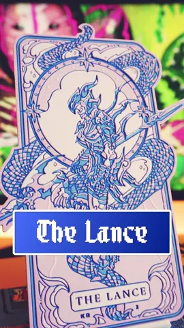 Reintroducing Card 1 of 12 of my video game tarot-inspired deck 💫  This one is “The Lance” inspired by the Dragoon from Final Fantasy. To create this, I illustrated the design and used filament painting with my 3D painting to create the physical card. Available now as a limited-run on my online store at kevandram.com! Stay tuned for card 2! #finalfantasy #finalfantasyxiv #3dartist #3dprint #tarotcards 