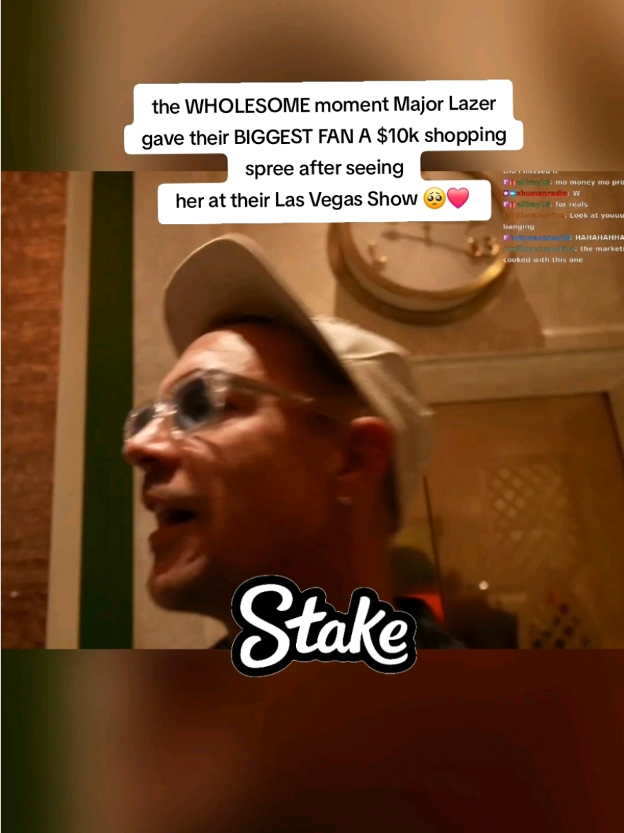 the WHOLESOME moment Major Lazer gave their BIGGEST FAN A $10k shopping spree after seeing her at their Las Vegas Show 🥺❤️  #diplo #fyp #americafoster #majorlazer 