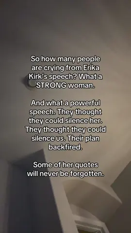 #fyp #charliekirk #rip #erikakirk 