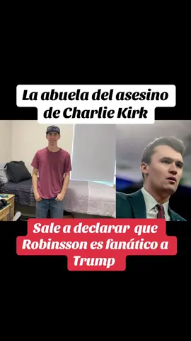 Robinso el asesino de Charlie Kirk es republicano #telefmundo #charliekirk #trump #estadosunidos🇺🇸 #republicano 