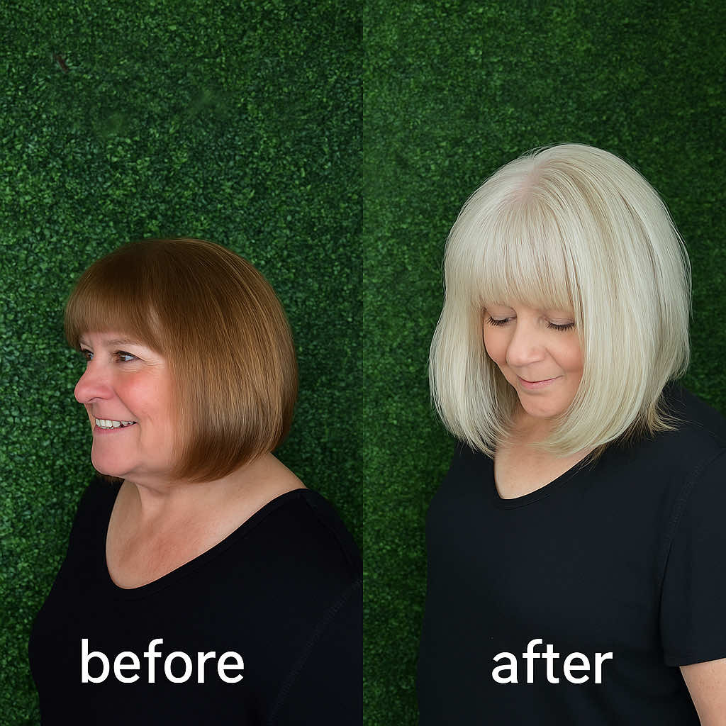#greyblending #greyhair 