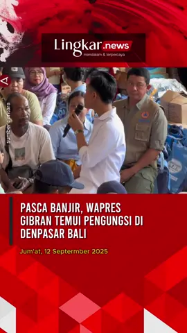 Wakil Presiden Gibran Rakabuming Raka menemui pengungsi korban banjir besar yang melanda Bali pada Rabu (10/9) lalu. Gibran juga mengecek kondisi Pasar Badung dan Pasar Kumbasari, serta menemui keluarga korban banjir yang meninggal dunia. Wapres meminta Pemerintah Daerah mempercepat pemulihan fasilitas umum yang terdampak banjir. #fypdongggggggggシ #gibran