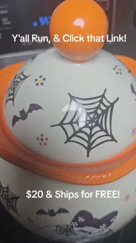 Temp-tations 3 quart Cookie Jar #halloween #cookiejar #halloweendecor #temptations #spookyseason 