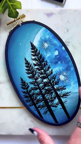 Blue moon 🌙  #artprocess #art 