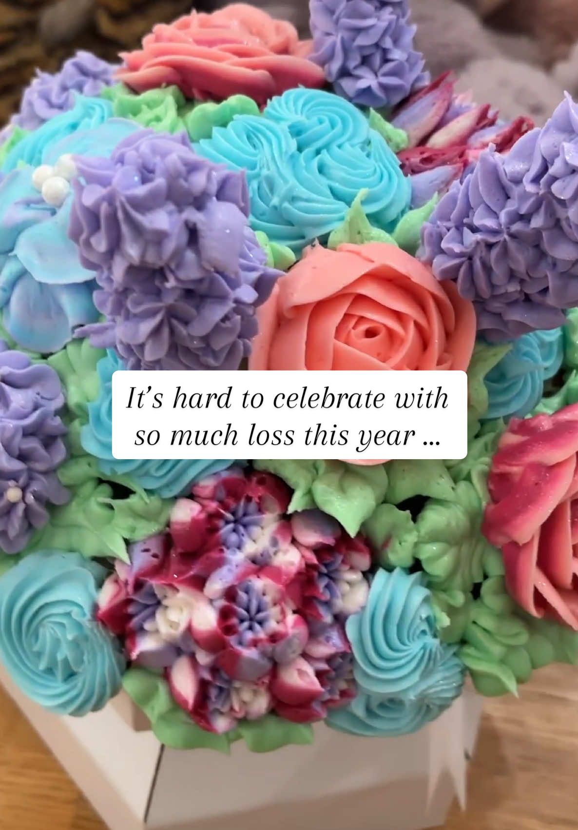 Today’s my birthday, but if I’m honest, I haven’t felt like celebrating. This year has been heavy. Losing my sister, and the weight of what happened just two days ago, has my heart is hurting. ❤️  So instead of doing anything big, I stayed close to home. My girls surprised me with the sweetest cupcake bouquet, and we made steaks and mashed potatoes for dinner together.  #cupcakebouquet #birthday #familydinner #steakandpotatoes #family
