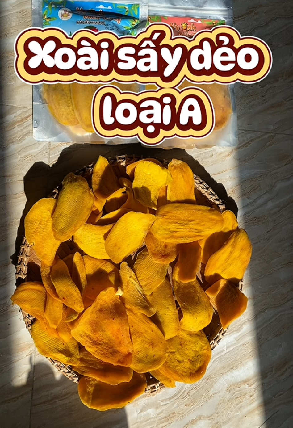 1kg xoài sấy dẻo loại A Hi Mon #xoàisấydẻo #xoaisaydeo 