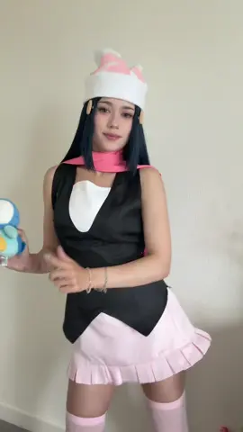 mandatory pokemon dance😋🩷 #pokemon #pokemoncosplay #dawnpokemon #dawn #piplup #pokemondawn #gamecosplay #foryou #anime #pokemoncards 