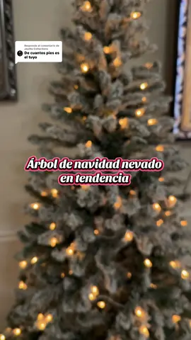 Respuesta a @Jaylita Collections está hermoso mi vida es de 6.5 pies de alto y muy frondoso #arboldenavidad #christmas #christmastree #tree #navidad 