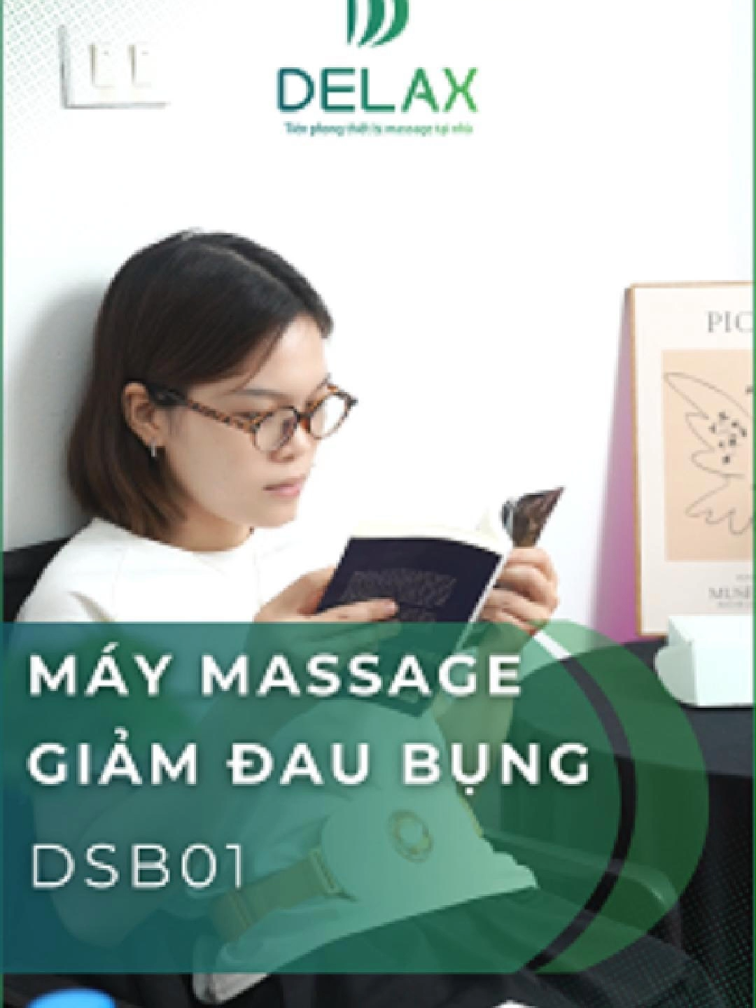 Đau bụng mỗi khi dì dâu ghé thăm?? Đừng lo, đã có ngay em máy massage giảm đau bụng nhà Delax. #delax #daubungkinh #massagebung #viral