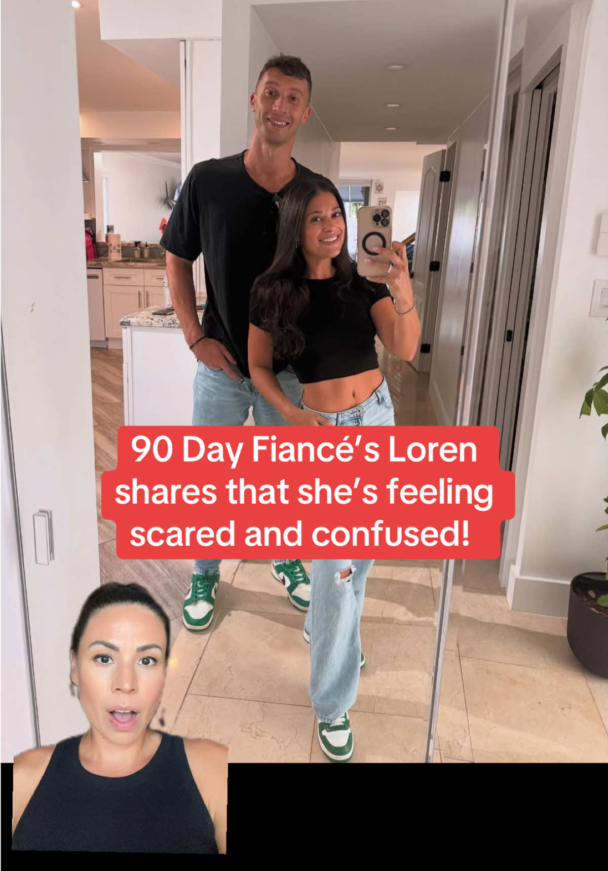 90 Day Fiancé’s Loren shares that she’s feeling scared and confused!  #90dayfiance #90dayfiancé #90dayfiancehappilyeverafter #greenscreen 