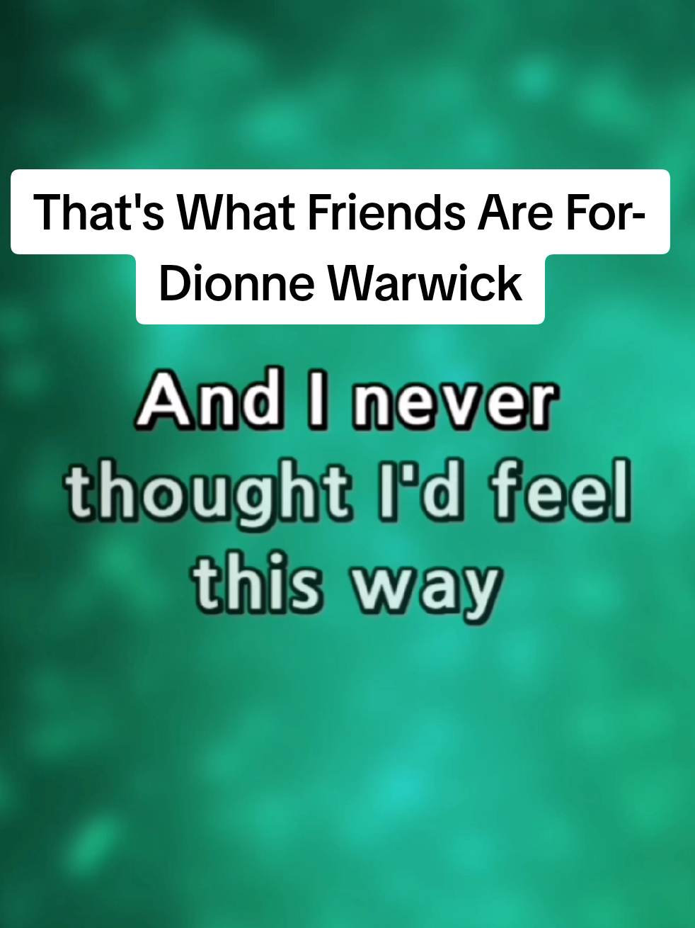 That's What Friends Are For by Dionne Warwick #karaoketime #fyppppppppppppppppppppppp  #viral  #kantahansatiktok #tiktokfun