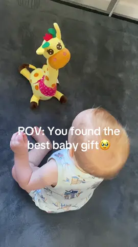Want to help your baby talk? Get this talking giraffe!! We love ours and our baby sure has found his voice!  #baby #babyboy #babygift #giftideas #giraffe 