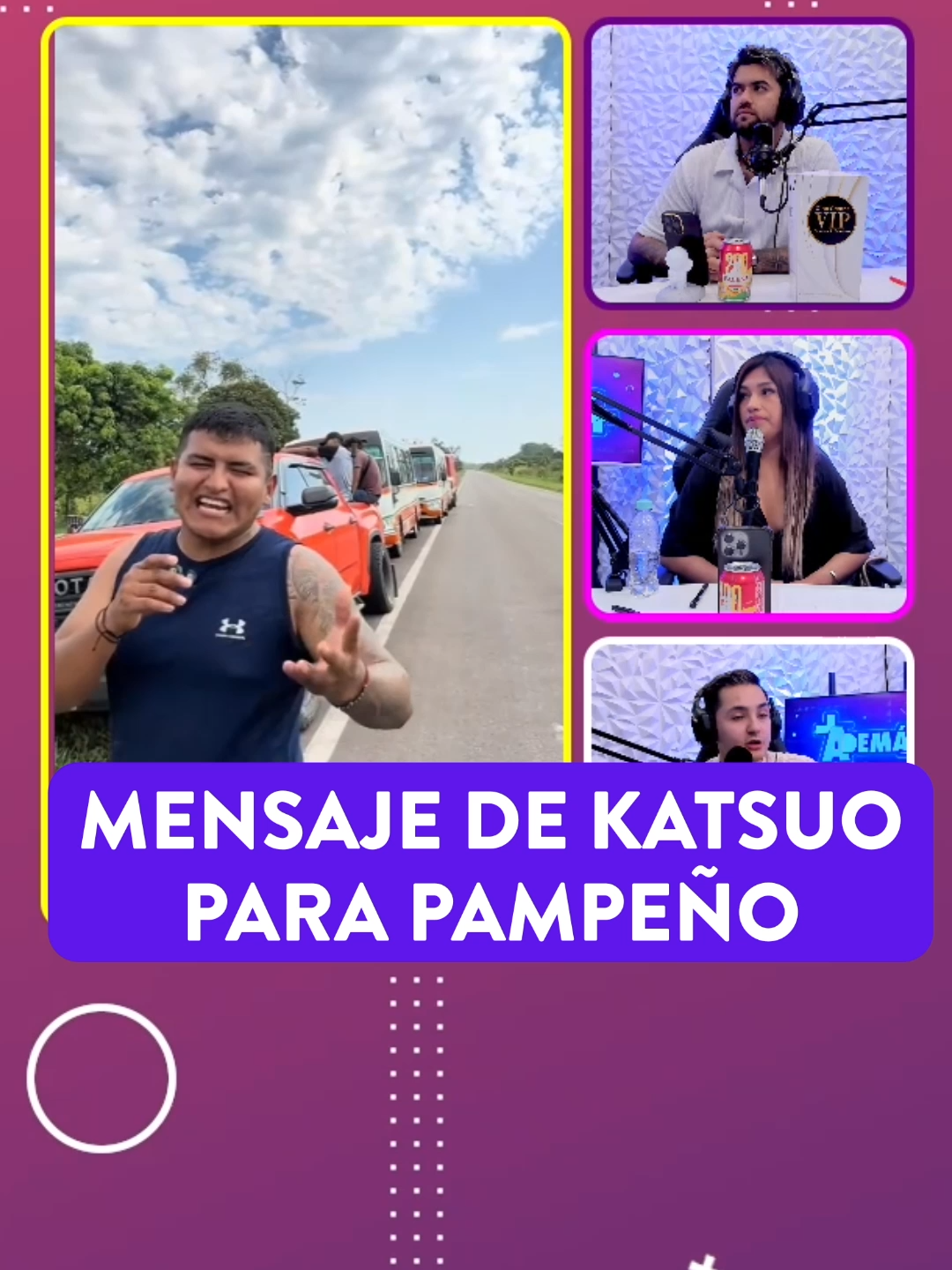 Mensaje de katsuo para Pampeño #redbolivision #ademas #NELO #KATSUO #bolivia #STREAMING #bolivision