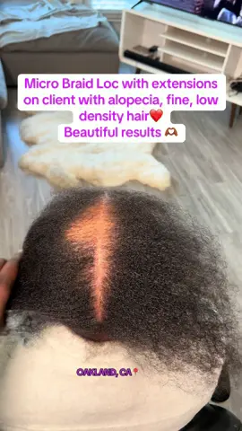 I’m obssessed!!!❤️ Loving her results and how natural they are… what extensions? Who said fine, low density hair can’t be micro loc’d?! Can’t wait to provide updates on her hair as they age- so follow to stay tuned.  If interested in extensions please book through the link in bio a consultation with me so that we can talk more 💕#microlocsinstallation #microbraidlocs #bayarealoctician #microlocsjourney #microlocs 