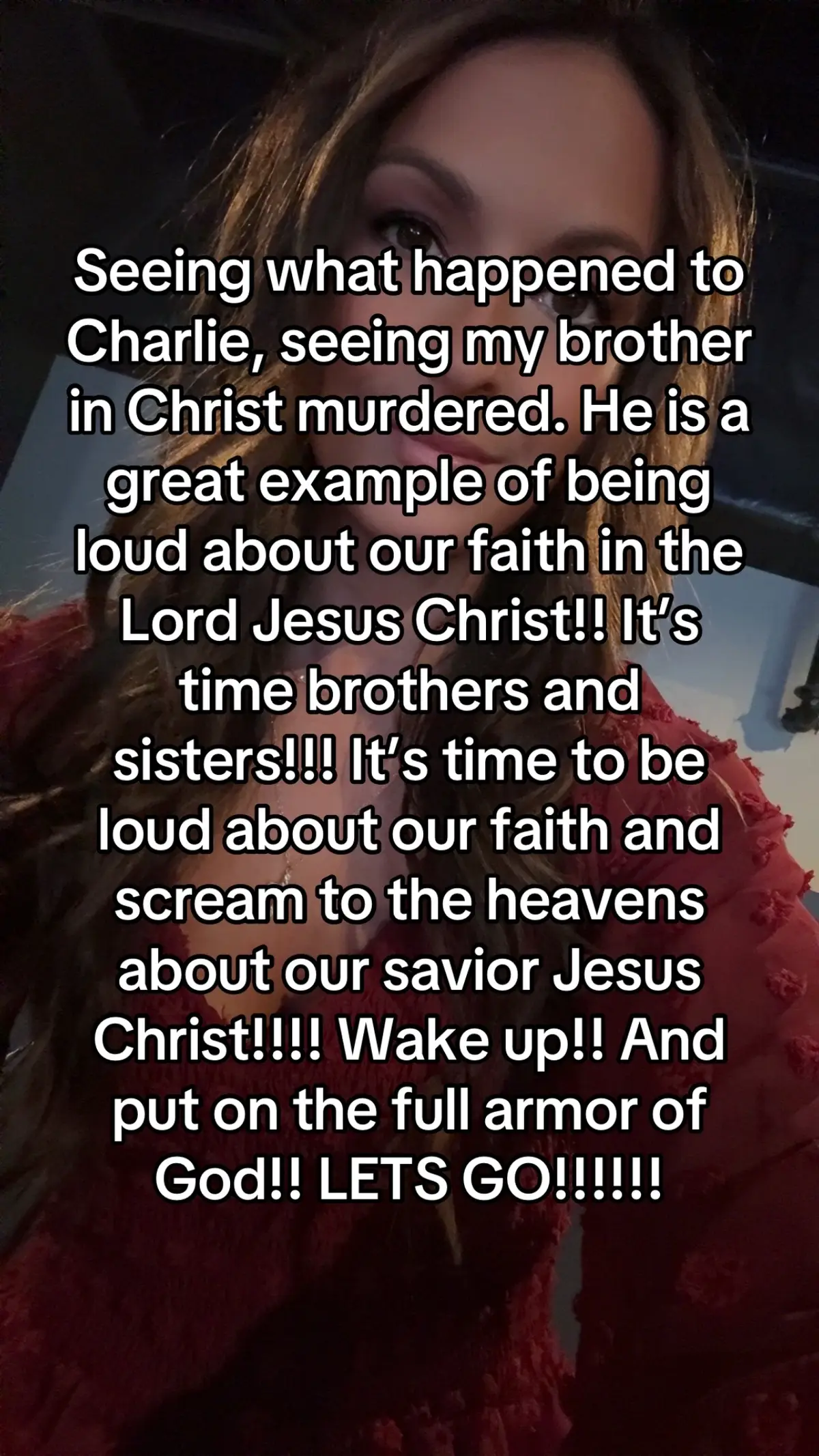 It’s time brothers and sisters of Christ to no longer be quiet!!! It is time to be as loud and louder than what #charliekirk was!! It’s time to spread the good news!! Jesus came to save you and to save me!!!!!! He loves you and he is waiting like a gentleman for you to ask him in!! God saved my life and he can save yours!!! #jesuslovesyou #jesus #getloud #turningpoint 