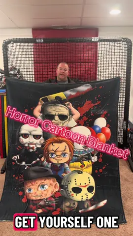 #HorrorCartoon #SpookyBlanket #HorrorMerch #CartoonHorror #CreepyVibes