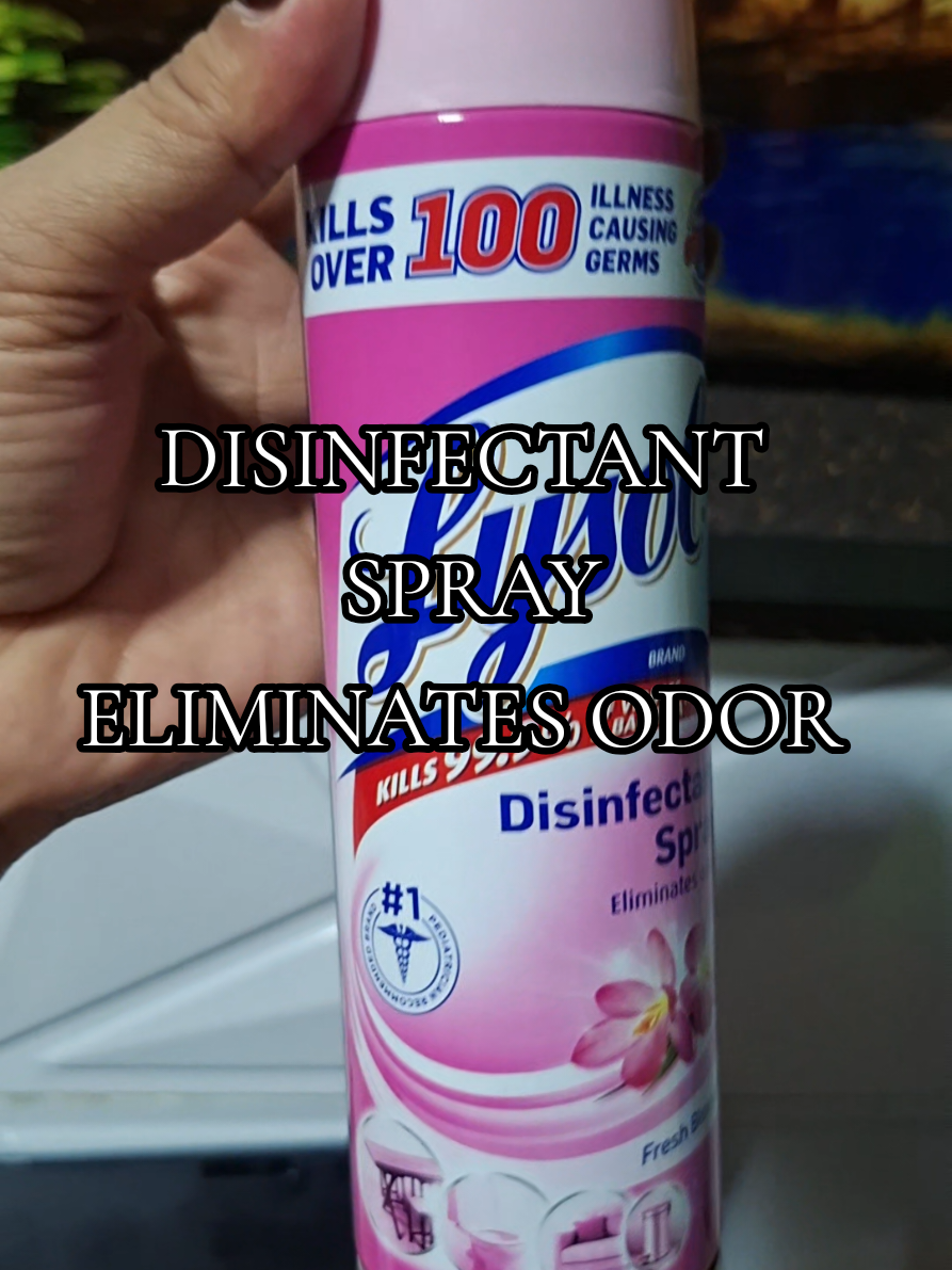ELIMINATES ODOR👌 IWAS AMOY KULOB #lysol #disinfectant #odor #Home #clean 