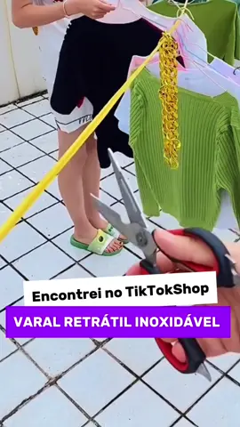 🔧 Varal Retrátil de Parede Praticidade e Organização no Seu Espaço, perfeito para kitenet e apartamentos #varal #lavarropas #lavanderia #dicasparacasa #achadinhos 